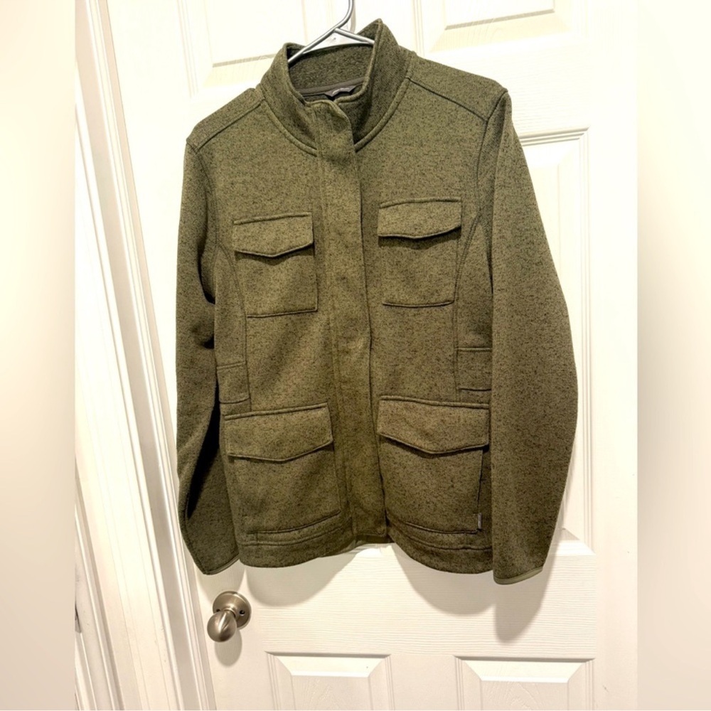 Eddie Bauer Olive Military Field Jacket